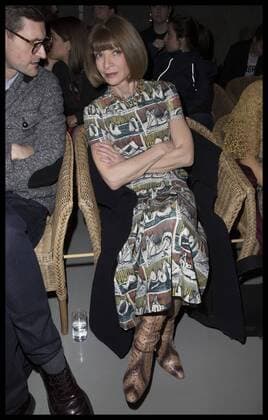 . 20 02 2017. London, United Kingdom. Anna Wintour in the front row at the Burberry show on day four of London Fashion Week for Autumn Winter 2017.  xStephenxLockx xi-Imagesx IIM-14448-0053