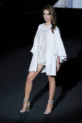 February 20, 2017 - Madrid, Spain - A model walks the runway at the DUYOS show during the Mercedes-Benz Madrid Fashion Week Autumn Winter 2017 2018 at IFEMA on February 20, 2017 in Madrid, Spain Madrid Spain  - ZUMAn230 20170220_zaa_n230_173 Copyright: xOscarxGonzalezx