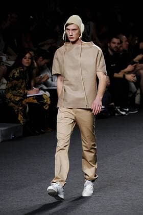 February 21, 2017 - Madrid, Spain - A model walks the runway at the EXISTENCE RESEARCH PROGRAM show during the EGO Mercedes-Benz Madrid Fashion Week Autumn Winter 2017 2018 at IFEMA on February 21, 2017 in Madrid, Spain Madrid Spain  - ZUMAn230 20170221_zaa_n230_151 Copyright: xOscarxGonzalezx