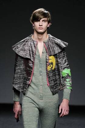February 21, 2017 - Madrid, Spain - A model walks the runway at the ROCIO LASECA show during the EGO Mercedes-Benz Madrid Fashion Week Autumn Winter 2017 2018 at IFEMA on February 21, 2017 in Madrid, Spain Madrid Spain  - ZUMAn230 20170221_zaa_n230_192 Copyright: xOscarxGonzalezx