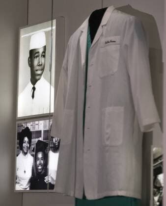 The Ben Carson exhibit is seen inside the Smithsonian National Museum of African American History & Culture in Washington, D.C. on February 21, 2017. President Trump toured the museum with Ben Carson and family today.  WAP20170221303 KEVINxDIETSCH