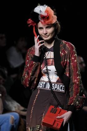February 21, 2017 - Madrid, Spain - A model walks the runway at the AMAI RODRIGUEZ show during the EGO Mercedes-Benz Madrid Fashion Week Autumn Winter 2017 2018 at IFEMA on February 21, 2017 in Madrid, Spain Madrid Spain  - ZUMAn230 20170221_zaa_n230_326 Copyright: xOscarxGonzalezx