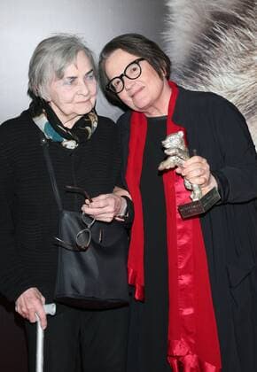 Premiere of Agnieszka Holland s thriller Pokot (Spoor) in Warsaw Premiere of the winner of the Silver Bear Alfred Bauer prize at the Berlin Film Festival the newest Agnieszka Holland s thriller Pokot (Spoor) on February 21, 2017 in Warsaw, Poland. In the picture: Agnieszka Holland with her mother Irena Rybczynska Holland EN_01246625_0202 