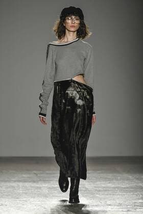 Mailand Fashion Week - Grinko Milan woman s Fashion Week Fall Winter 2017 2018. Milano Moda donna , autunno inverno 2017 2018 .Grinko Fashion Show. Pictured: model  Copyright: xRiccardoxGiordanoxSickix xIPAx xFotosickix