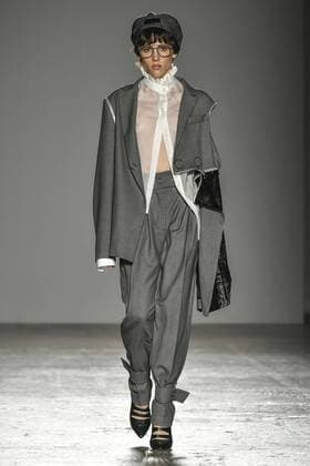Mailand Fashion Week - Grinko Milan woman s Fashion Week Fall Winter 2017 2018. Milano Moda donna , autunno inverno 2017 2018 .Grinko Fashion Show. Pictured: model  Copyright: xRiccardoxGiordanoxSickix xIPAx xFotosickix