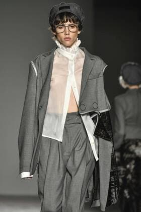 Mailand Fashion Week - Grinko Milan woman s Fashion Week Fall Winter 2017 2018. Milano Moda donna , autunno inverno 2017 2018 .Grinko Fashion Show. Pictured: model  Copyright: xRiccardoxGiordanoxSickix xIPAx xFotosickix