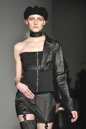 Mailand Fashion Week - Grinko Milan woman s Fashion Week Fall Winter 2017 2018. Milano Moda donna , autunno inverno 2017 2018 .Grinko Fashion Show. Pictured: model  Copyright: xRiccardoxGiordanoxSickix xIPAx xFotosickix