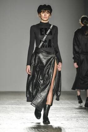 Mailand Fashion Week - Grinko Milan woman s Fashion Week Fall Winter 2017 2018. Milano Moda donna , autunno inverno 2017 2018 .Grinko Fashion Show. Pictured: model  Copyright: xRiccardoxGiordanoxSickix xIPAx xFotosickix