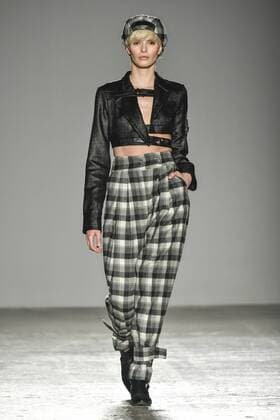 Mailand Fashion Week - Grinko Milan woman s Fashion Week Fall Winter 2017 2018. Milano Moda donna , autunno inverno 2017 2018 .Grinko Fashion Show. Pictured: model  Copyright: xRiccardoxGiordanoxSickix xIPAx xFotosickix