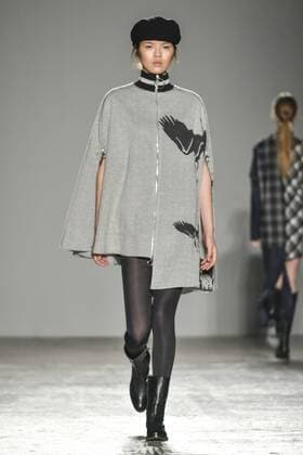 Mailand Fashion Week - Grinko Milan woman s Fashion Week Fall Winter 2017 2018. Milano Moda donna , autunno inverno 2017 2018 .Grinko Fashion Show. Pictured: model  Copyright: xRiccardoxGiordanoxSickix xIPAx xFotosickix