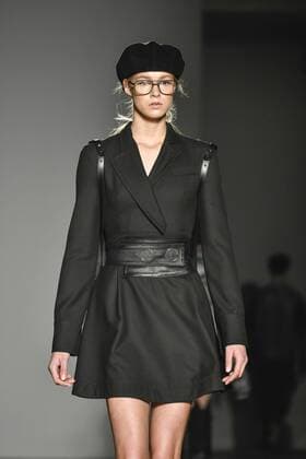 Mailand Fashion Week - Grinko Milan woman s Fashion Week Fall Winter 2017 2018. Milano Moda donna , autunno inverno 2017 2018 .Grinko Fashion Show. Pictured: model  Copyright: xRiccardoxGiordanoxSickix xIPAx xFotosickix