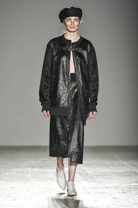 Mailand Fashion Week - Grinko Milan woman s Fashion Week Fall Winter 2017 2018. Milano Moda donna , autunno inverno 2017 2018 .Grinko Fashion Show. Pictured: model  Copyright: xRiccardoxGiordanoxSickix xIPAx xFotosickix