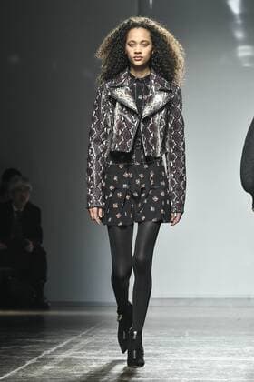 Milan woman s Fashion Week Fall Winter 2017 2018 - Fay Fashion Show. Pictured: MODEL  Copyright: xRiccardoxGiordanoxSickix xIPAx xFotosickix