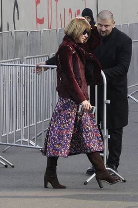 Milan Anna Wintour at the Gucci show during Milan Fashion Week  Copyright: xLivioxValeriox xIPAx xLivioxValeriox