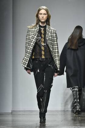 Milan woman s Fashion Week Fall Winter 2017 2018 - Fay Fashion Show. Pictured: MODEL  Copyright: xRiccardoxGiordanoxSickix xIPAx xFotosickix