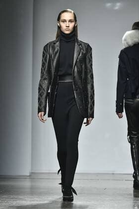 Milan woman s Fashion Week Fall Winter 2017 2018 - Fay Fashion Show. Pictured: MODEL  Copyright: xRiccardoxGiordanoxSickix xIPAx xFotosickix