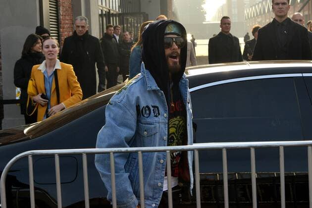 Milan, Arrival guests at the Gucci show, Milan Fashion Week. In the picture: Jared Leto  Copyright: xSimonexComix xIPAx xSimonexComix