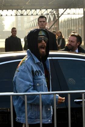 Milan, Arrival guests at the Gucci show, Milan Fashion Week. In the picture: Jared Leto  Copyright: xSimonexComix xIPAx xSimonexComix
