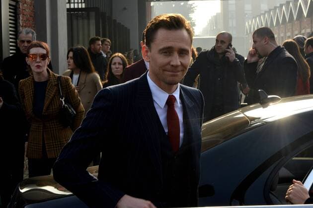 Milan, Arrival guests at the Gucci show, Milan Fashion Week. Pictured: Tom Hiddleston  Copyright: xSimonexComix xIPAx xSimonexComix
