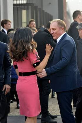 Milan, Arrival guests at the Gucci show, Milan Fashion Week. Pictured: Salma Hayek, Francois-Henri Pinault  Copyright: xSimonexComix xIPAx xSimonexComix