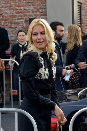 Milan, Arrival guests at the Gucci show, Milan Fashion Week. In the picture: Valeria Mazza  Copyright: xSimonexComix xIPAx xSimonexComix