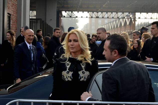 Milan, Arrival guests at the Gucci show, Milan Fashion Week. In the picture: Valeria Mazza  Copyright: xSimonexComix xIPAx xSimonexComix