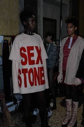 Italy: Cristiano Burani backstage F W2017-18 Cristiano Burani backstage. Milan fashion week. Woman F W 2017-2018  GaetanoxxPiazzolla