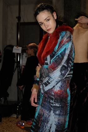 Italy: Cristiano Burani backstage F W2017-18 Cristiano Burani backstage. Milan fashion week. Woman F W 2017-2018  GaetanoxxPiazzolla