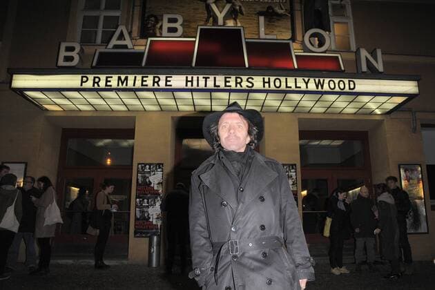 David Bennett Ankunft zur Deutschlandpremiere Hitlers Hollywood im Zeitalter der Propaganda von 1933 - 1945 im Kino Babylon in am 22.02.2017