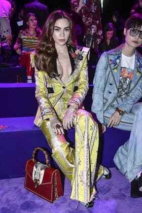 Milan woman s Fashion Week Fall Winter 2017 2018. Gucci Front row. Pictured: Ho Ngoc Ha  Copyright: xRiccardoxGiordanoxSickix xIPAx xFotosickix