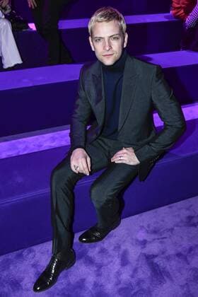 Milan woman s Fashion Week Fall Winter 2017 2018. Gucci Front row. Pictured: Alessandro Borghi  Copyright: xRiccardoxGiordanoxSickix xIPAx xFotosickix