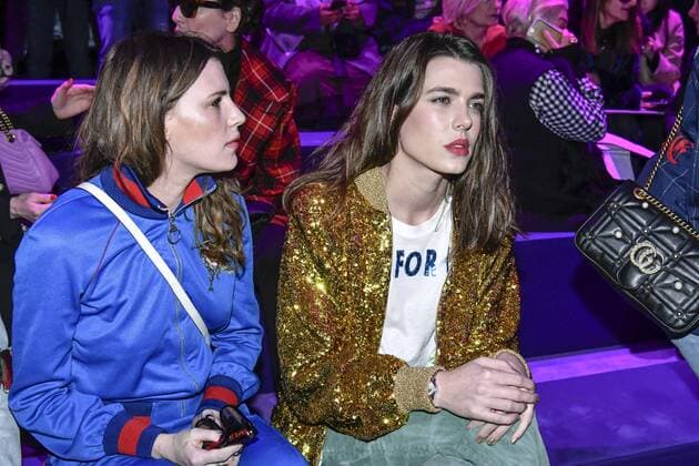 Milan woman s Fashion Week Fall Winter 2017 2018. Gucci Front row. Pictured: Charlotte Casiraghi  Copyright: xRiccardoxGiordanoxSickix xIPAx xFotosickix