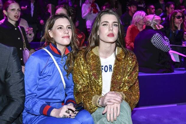 Milan woman s Fashion Week Fall Winter 2017 2018. Gucci Front row. Pictured: Charlotte Casiraghi  Copyright: xRiccardoxGiordanoxSickix xIPAx xFotosickix