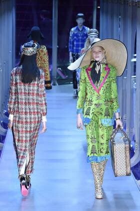 Milan woman s Fashion Week Fall Winter 2017 2018. Gucci Fashion Show Pictured: Model  Copyright: xSickix xIPAx xFotosickix