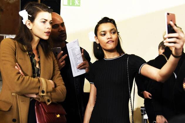 Milan woman s Fashion Week Fall Winter 2017 2018 Milano Moda Donna Autunno Inverno 2017 2018 Genny Back Stage  Copyright: xSimonaxChiocciax xIPAx xFotosickix