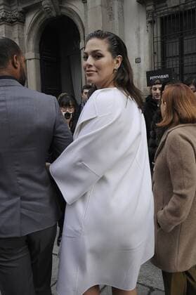 Ashley Graham bei der Mailand Fashion Week Milan Ashley Graham to the Max Mara fashion show during the Milan Fashion Week  Copyright: xLivioxValeriox xIPAx xLivioxValeriox