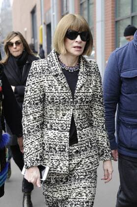 Milan Anna Wintour at the Fendi fashion show  Copyright: xLivioxValeriox xIPAx xLivioxValeriox