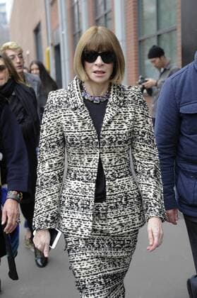 Milan Anna Wintour at the Fendi fashion show  Copyright: xLivioxValeriox xIPAx xLivioxValeriox