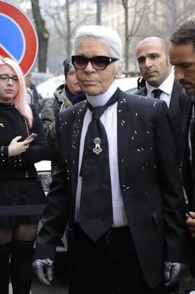 Milan Karl Lagerfeld at Fendi fashion show  Copyright: xLivioxValeriox xIPAx xLivioxValeriox