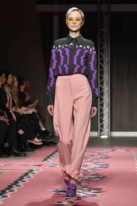 Milan woman s Fashion Week Fall Winter 2017 2018. Milano Moda donna , autunno inverno 2017 2018 . Vivetta Fashion Show Pictured: Model  Copyright: xRiccardoxGiordanoxSickix xIPAx xFotosickix