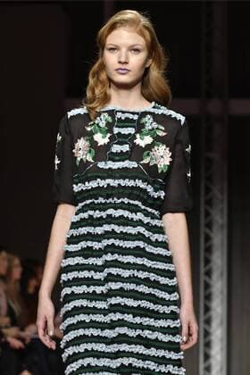 Mailand Fashion Week - Vivetta Modenschau Milan woman s Fashion Week Fall Winter 2017 2018. Milano Moda donna , autunno inverno 2017 2018 . Vivetta Fashion Show Pictured: Model  Copyright: xRiccardoxGiordanoxSickix xIPAx xFotosickix