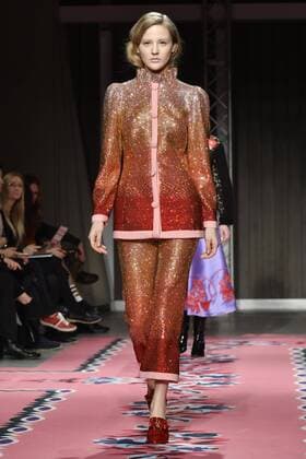 Mailand Fashion Week - Vivetta Modenschau Milan woman s Fashion Week Fall Winter 2017 2018. Milano Moda donna , autunno inverno 2017 2018 . Vivetta Fashion Show Pictured: Model  Copyright: xRiccardoxGiordanoxSickix xIPAx xFotosickix