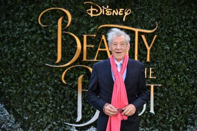 Ian McKellen. 23 02 2017. London, United Kingdom. Beauty and the Beast launch event. Stars attend the Beauty and the Beast launch event in central London.  xAndrewxParsonsx xi-Imagesx IIM-14482-0002