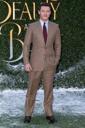 Welsh actor Luke Evans attends the Beauty And The Beast Launch Event held at Spencer House in London. FEBRUARY 23rd 2017  MISx17409