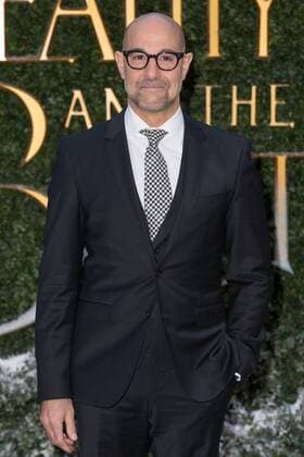 American actor Stanley Tucci attends the Beauty And The Beast Launch Event held at Spencer House in London. FEBRUARY 23rd 2017  MISx17409
