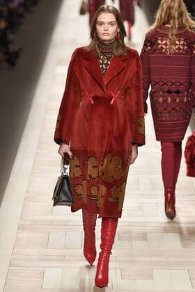 Mailand Fashion Week - Fendi Modenschau . 23 02 2017. Milan, Italy. Fendi show at Milan Fashion Week for Autumn Winter 2017.  xi-Imagesx IIM-14489-0012