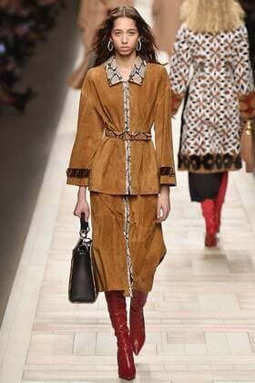 Mailand Fashion Week - Fendi Modenschau . 23 02 2017. Milan, Italy. Fendi show at Milan Fashion Week for Autumn Winter 2017.  xi-Imagesx IIM-14489-0019