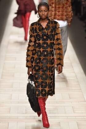 Mailand Fashion Week - Fendi Modenschau . 23 02 2017. Milan, Italy. Fendi show at Milan Fashion Week for Autumn Winter 2017.  xi-Imagesx IIM-14489-0009