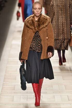 Mailand Fashion Week - Fendi Modenschau . 23 02 2017. Milan, Italy. Fendi show at Milan Fashion Week for Autumn Winter 2017.  xi-Imagesx IIM-14489-0023
