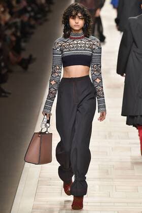 Mailand Fashion Week - Fendi Modenschau . 23 02 2017. Milan, Italy. Fendi show at Milan Fashion Week for Autumn Winter 2017.  xi-Imagesx IIM-14489-0032
